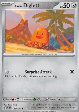 Alolan Diglett - Surging Sparks (Common) [SSP-122]