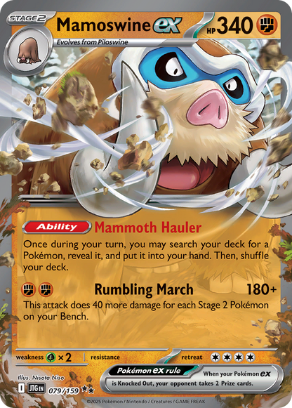 Mamoswine ex - Journey Together (Double Rare) [JTG-079]