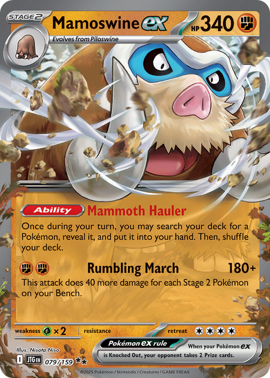Mamoswine ex - Journey Together (Double Rare) [JTG-079]