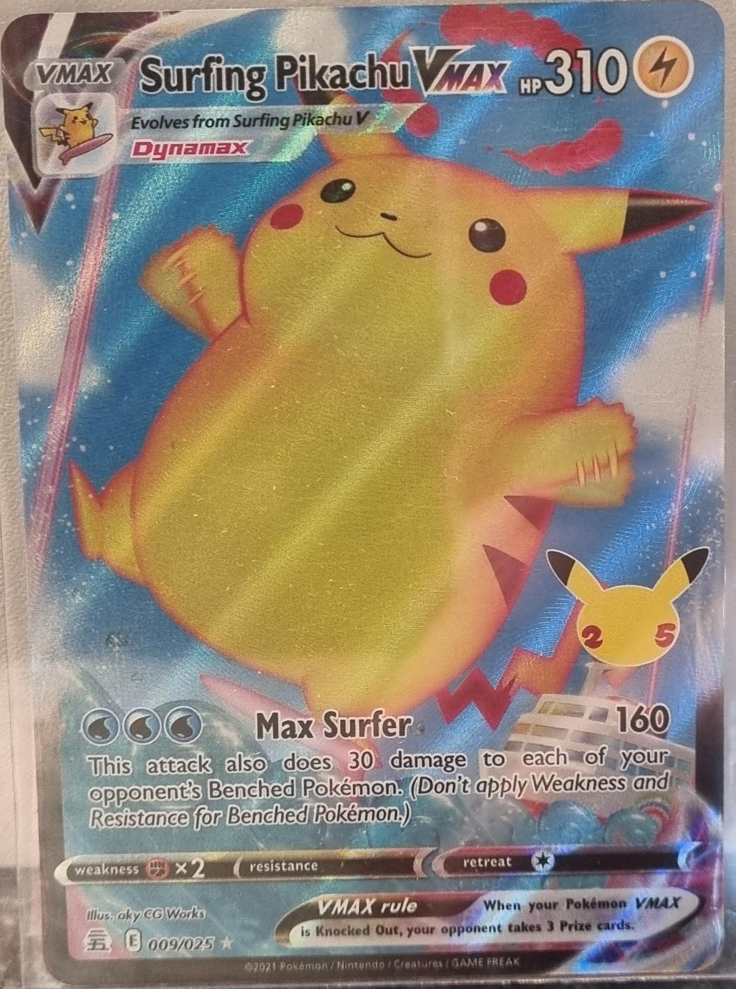 Surfing Pikachu VMAX - Celebrations (Ultra Rare) [CEL-009]