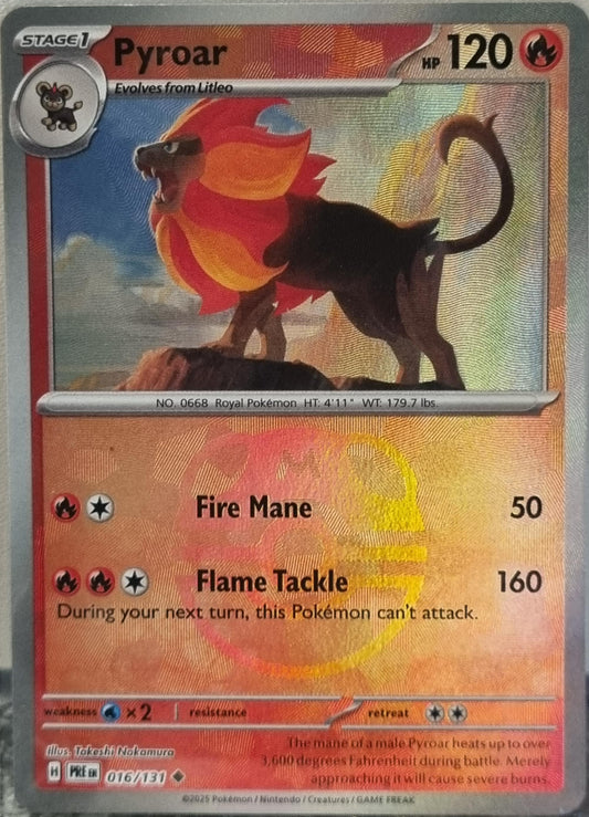 Pyroar - Prismatic Evolutions: Additionals (Uncommon) [xPRE-016]