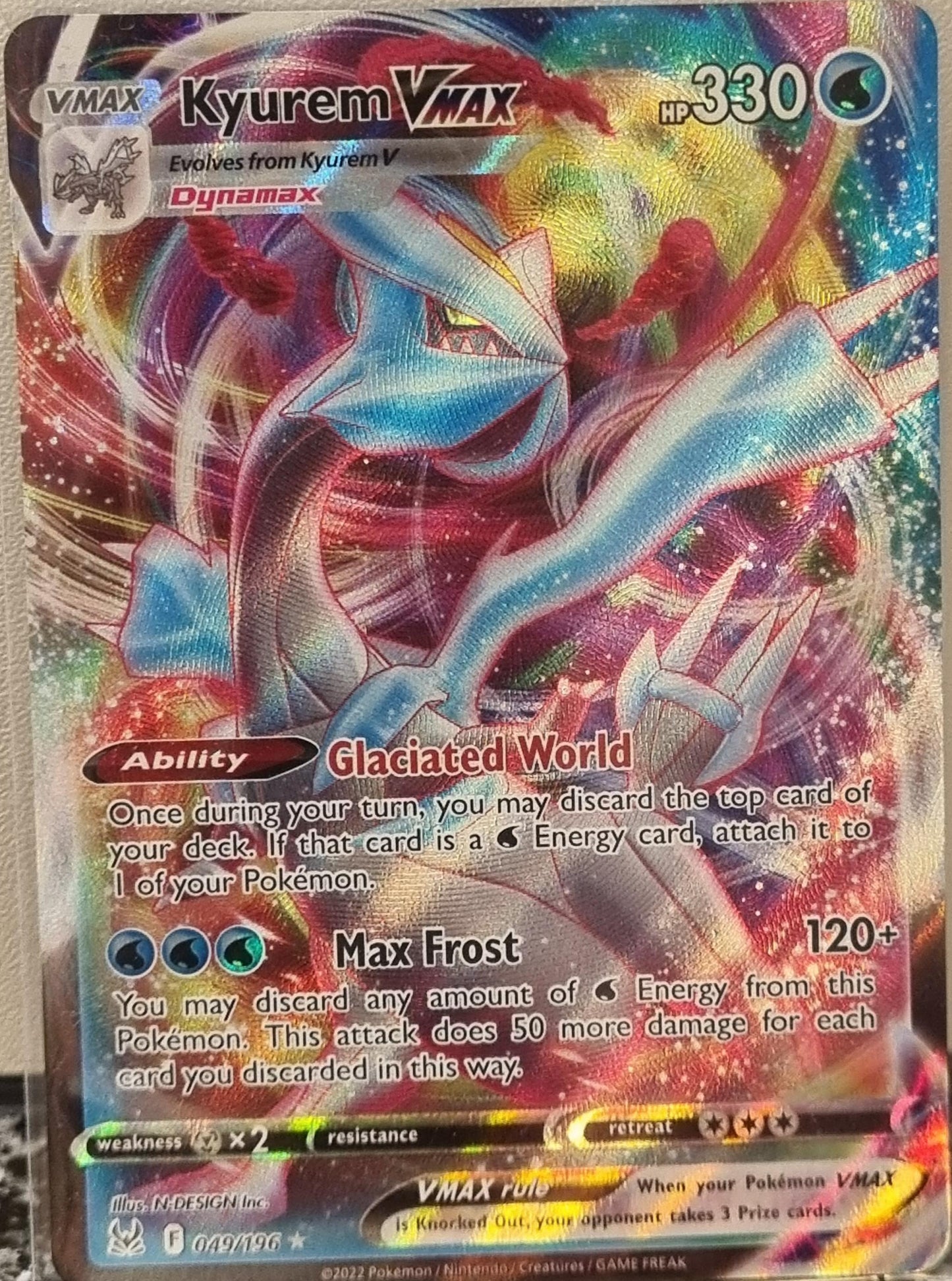 Kyurem VMAX - Lost Origin (Ultra Rare) [LOR-049]