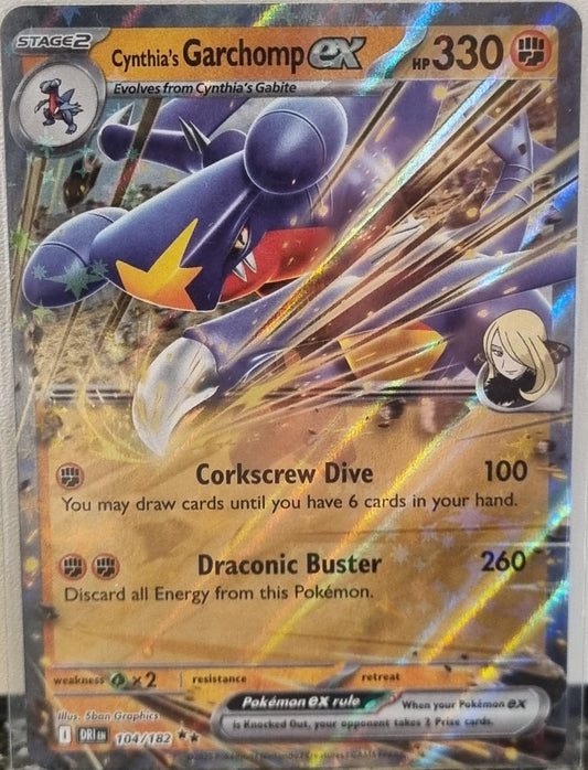 Cynthia's Garchomp ex - Destined Rivals (Double Rare) [DRI-104]