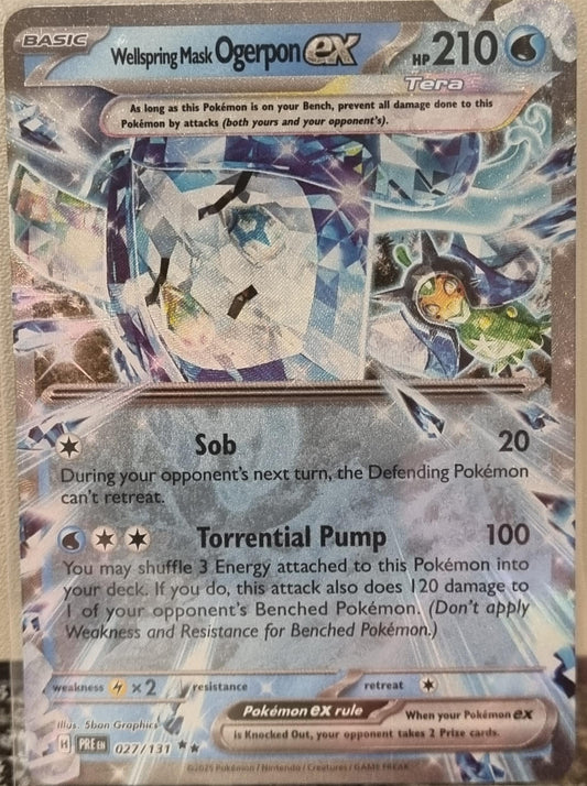 Wellspring Mask Ogerpon ex - Prismatic Evolutions (Double Rare) [PRE-027]