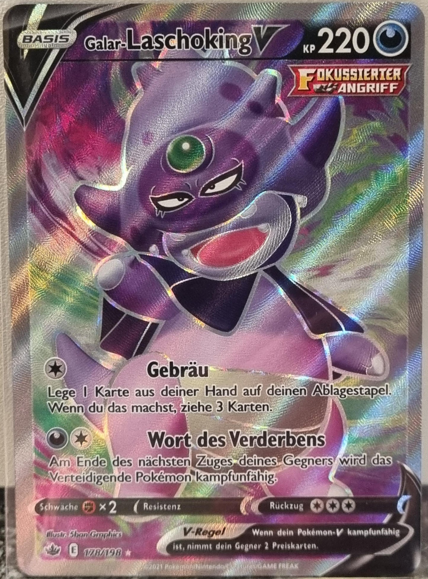 Galarian Slowking V - Chilling Reign (Ultra Rare) [CRE-178]