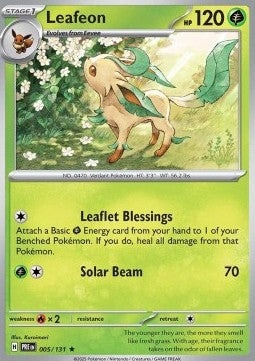 Leafeon - Prismatic Evolutions (Rare) [PRE-005]