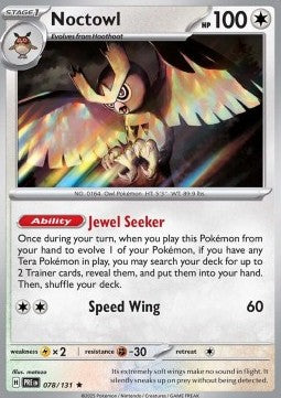 Noctowl - Prismatic Evolutions (Rare) [PRE-078]