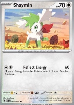 Shaymin - Prismatic Evolutions (Uncommon) [PRE-087]
