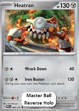 Heatran - Prismatic Evolutions: Additionals (Uncommon) [xPRE-068]