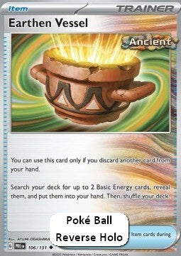Earthen Vessel - Prismatic Evolutions: Additionals (Uncommon) [xPRE-106]