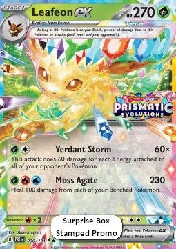 Leafeon ex - Prismatic Evolutions: Additionals (Promo) [xPRE-006]