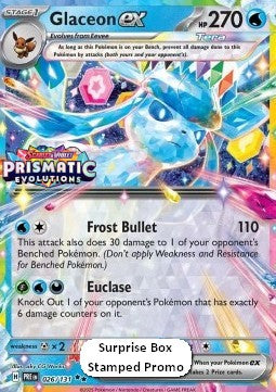 Glaceon ex - Prismatic Evolutions: Additionals (Promo) [xPRE-026]