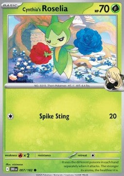 Cynthia's Roselia - Destined Rivals (Common) [DRI-007]