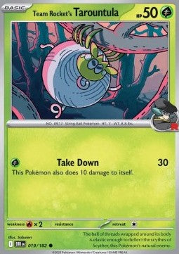 Team Rocket's Tarountula - Destined Rivals (Common) [DRI-019]