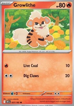 Growlithe - Destined Rivals (Common) [DRI-027]