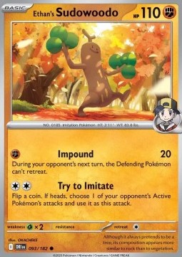 Ethan's Sudowoodo - Destined Rivals (Common) [DRI-093]