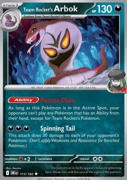 Team Rocket's Arbok - Destined Rivals (Uncommon) [DRI-113]