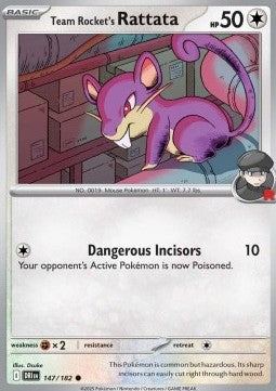 Team Rocket's Rattata - Destined Rivals (Common) [DRI-147]