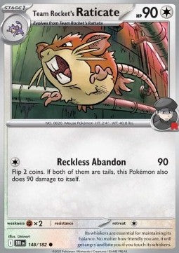 Team Rocket's Raticate - Destined Rivals (Common) [DRI-148]