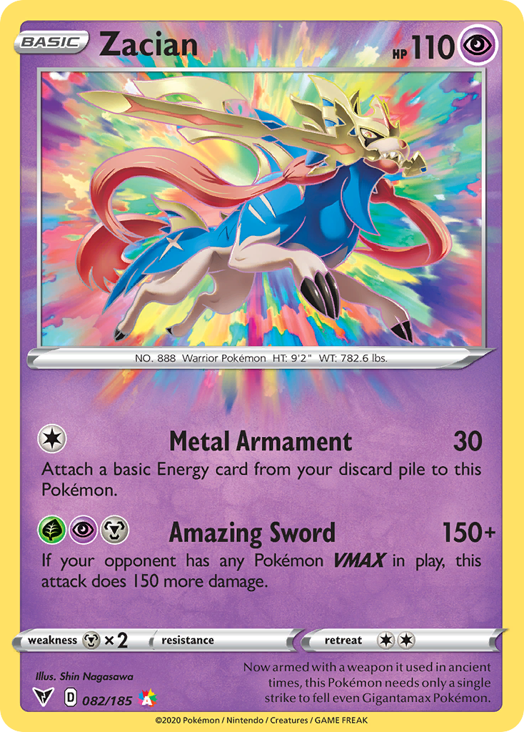 Zacian - Vivid Voltage (Amazing Rare) [VIV-82]