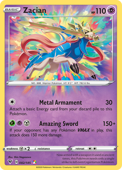 Zacian - Vivid Voltage (Amazing Rare) [VIV-82]