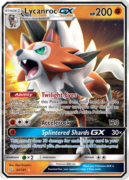 Lycanroc GX - Team Up (Ultra Rare) [TEU-82]