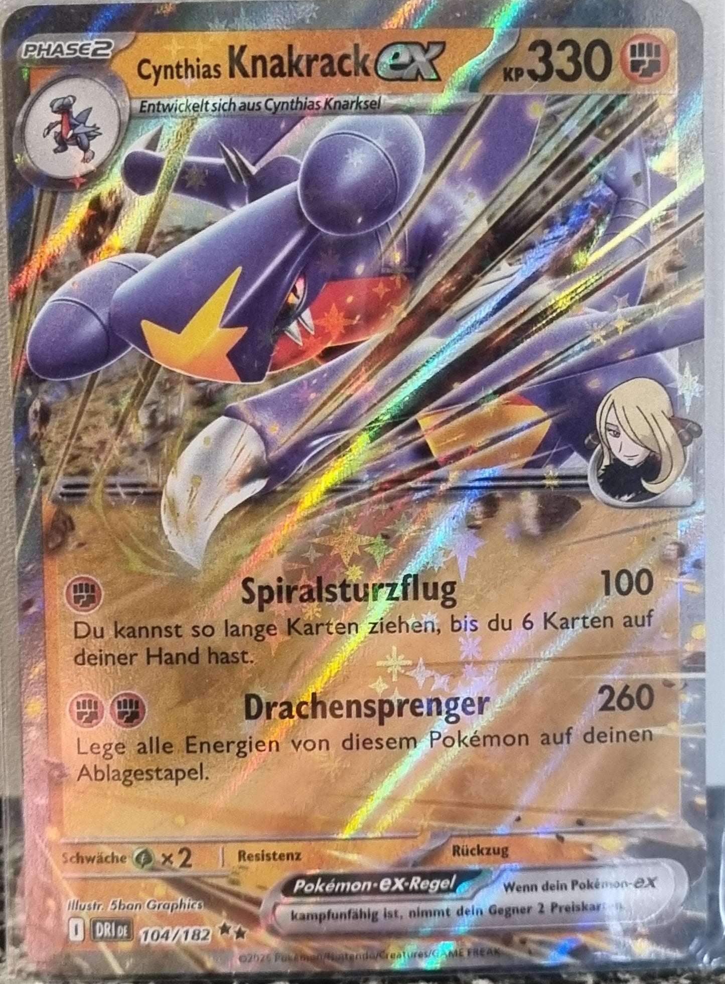 Cynthia's Garchomp ex - Destined Rivals (Double Rare) [DRI-104]