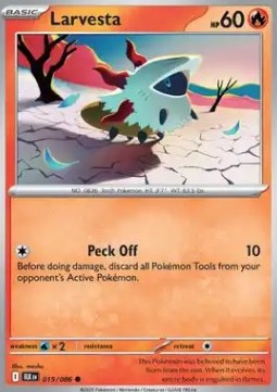 Larvesta - Black Bolt (Common) [BLK-015]