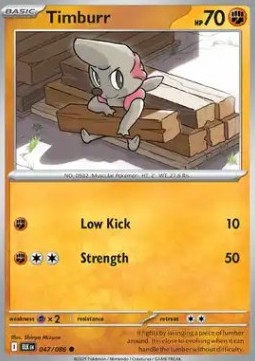 Timburr - Black Bolt (Common) [BLK-047]