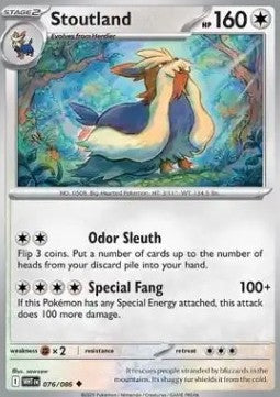 Stoutland - White Flare (Uncommon) [WHT-076]