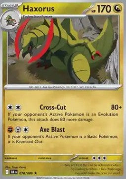 Haxorus - Black Bolt (Rare) [BLK-070]