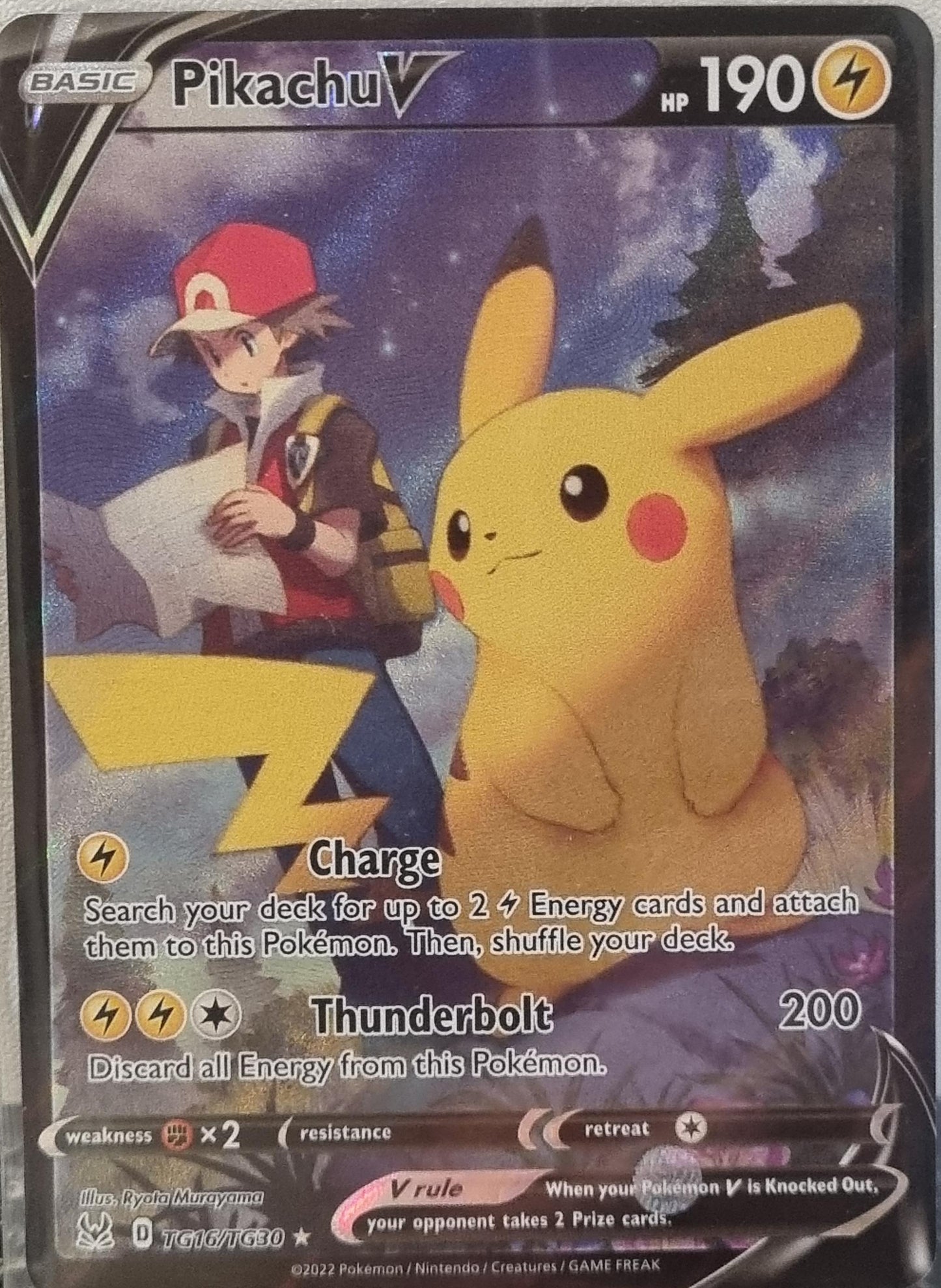 Pikachu V - Lost Origin (Ultra Rare) [LOR-TG16]