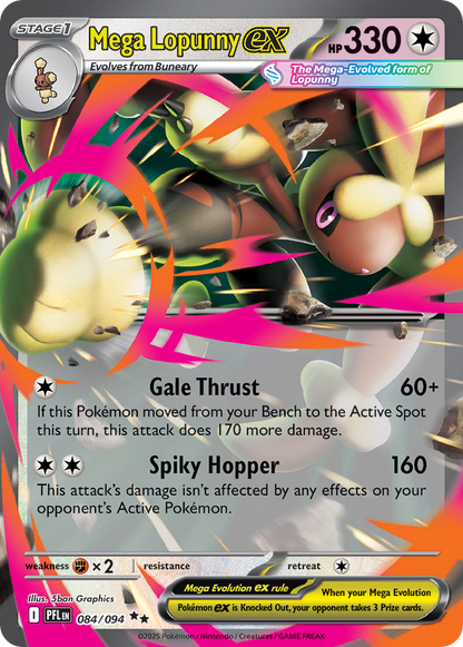 Mega Lopunny ex - Phantasmal Flames (Double Rare) [PFL-084]