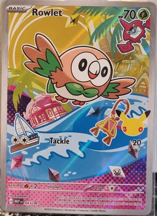 Rowlet - MEP Black Star Promos (Promo) [MEP-043]