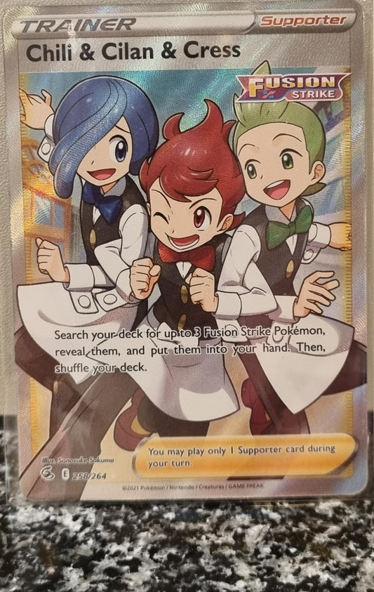 Chili & Cilan & Cress - Fusion Strike (Ultra Rare) [FST-258]