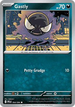 Gastly - Phantasmal Flames (Common) [PFL-054]