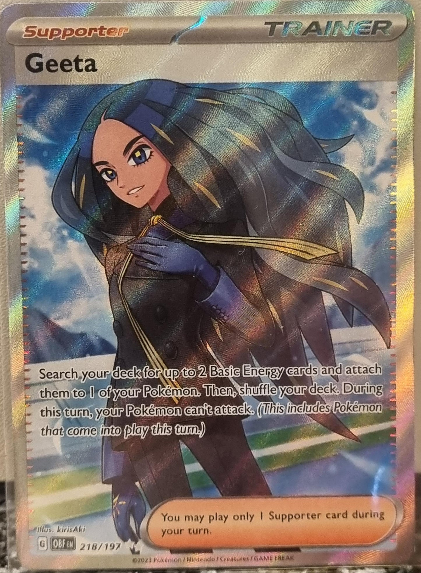 Geeta - Obsidian Flames (Ultra Rare) [OBF-218]