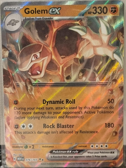 Golem ex - 151 (Double Rare) [MEW-076]