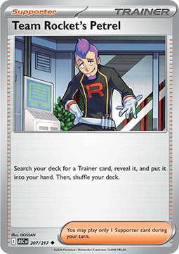 Team Rocket's Petrel - Ascended Heroes (Uncommon) [ASC-207]