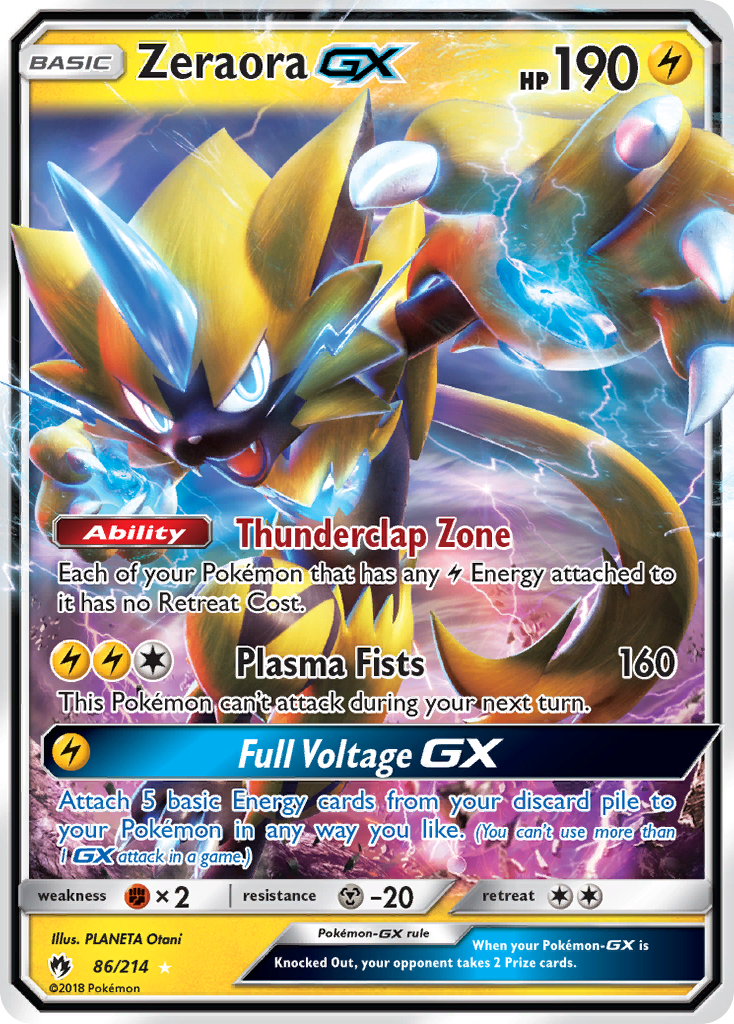 Zeraora GX - Lost Thunder (Ultra Rare) [LOT-86]