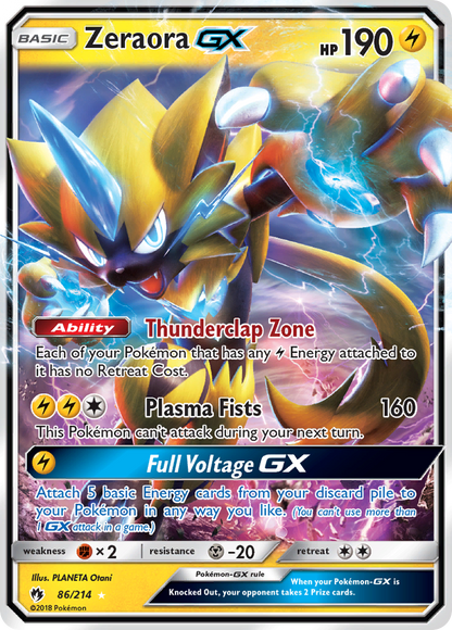 Zeraora GX - Lost Thunder (Ultra Rare) [LOT-86]