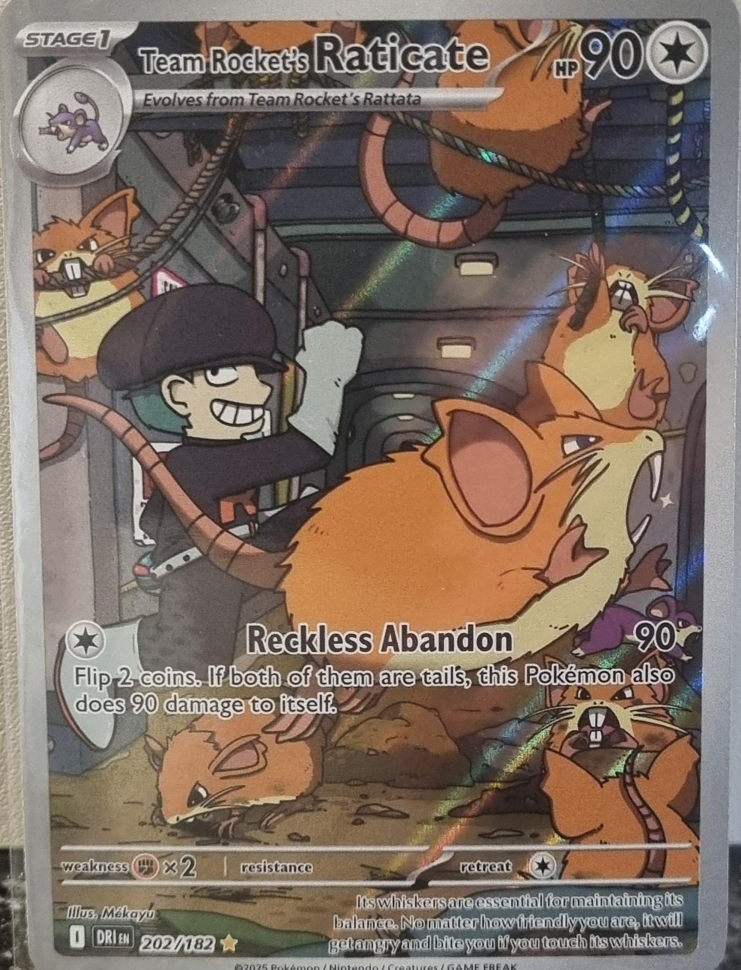 Team Rocket's Raticate - Destined Rivals (Illustration Rare) [DRI-202]