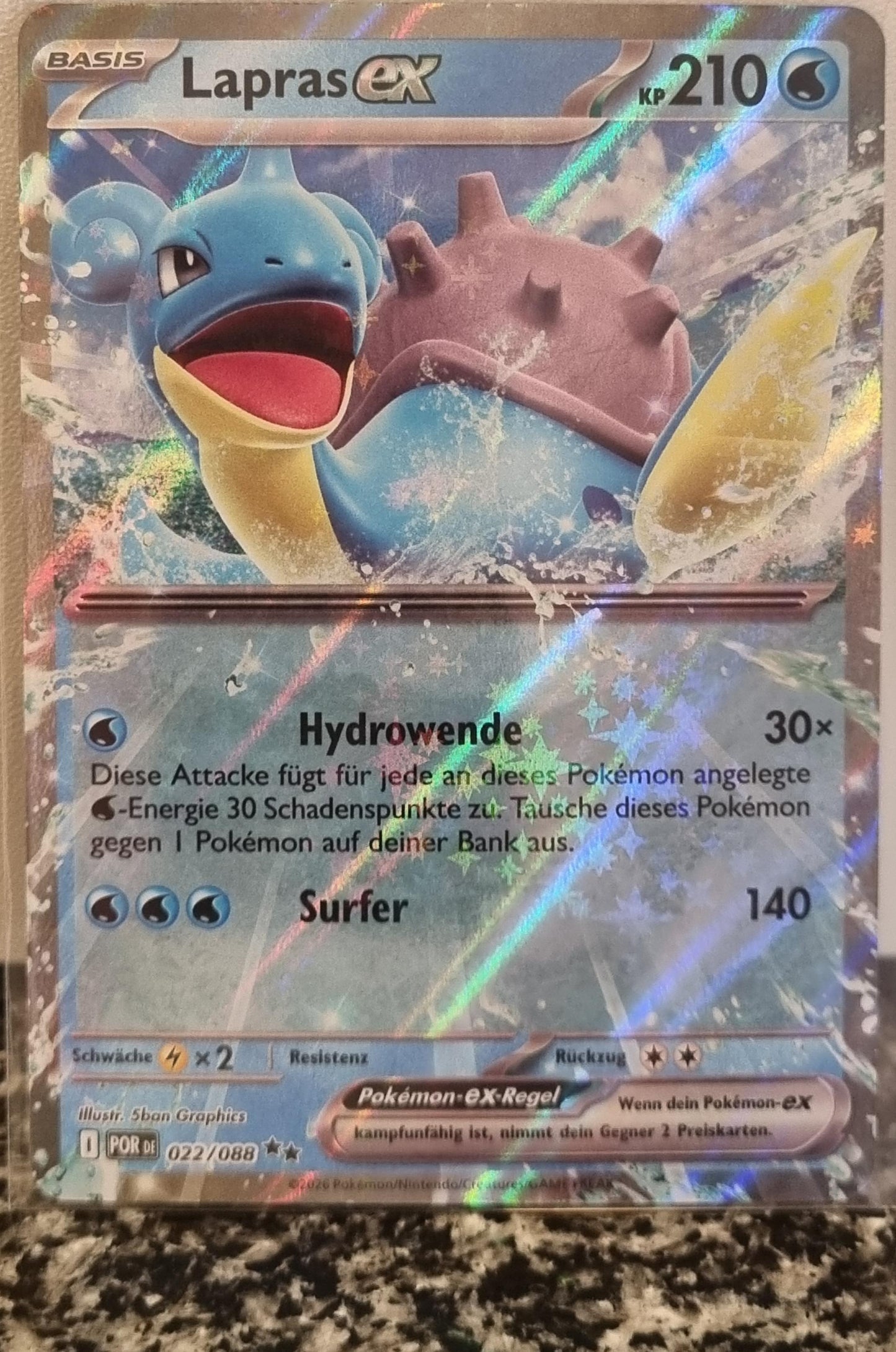 Lapras ex - Perfect Order (Double Rare) [POR-022]