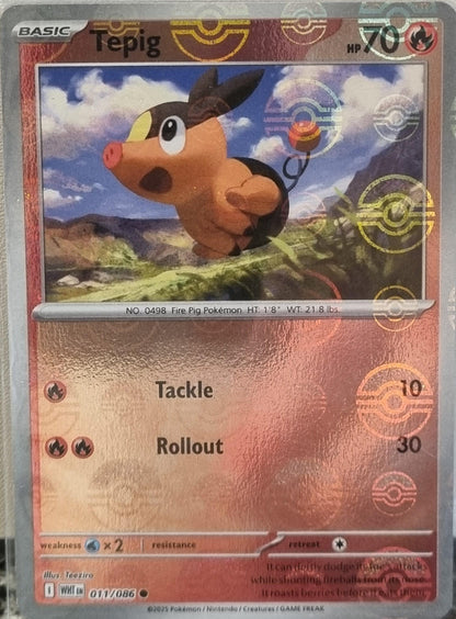 Tepig - White Flare: Additionals (Common) [xWHT-011]