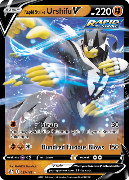 Rapid Strike Urshifu V - Battle Styles (Ultra Rare) [BST-87]