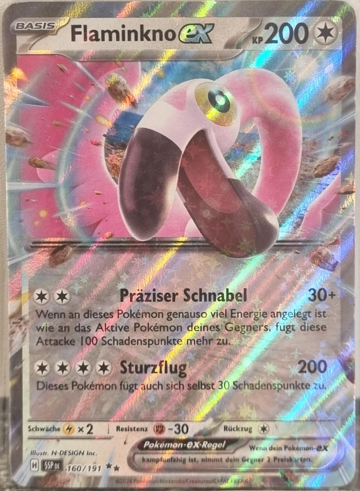 Flamigo ex - Surging Sparks (Double Rare) [SSP-160]