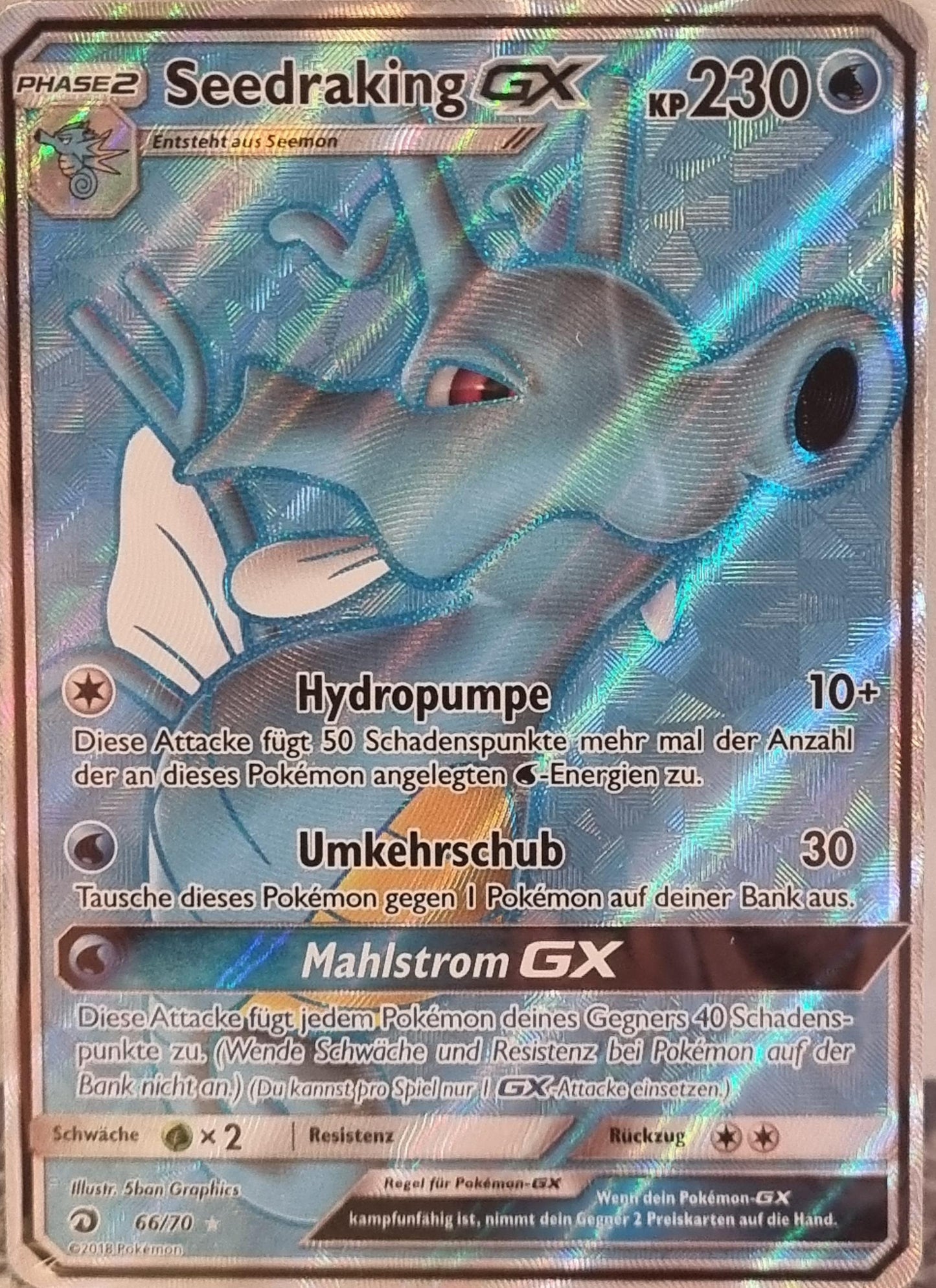 Kingdra GX - Dragon Majesty (Ultra Rare) [DRM-66]