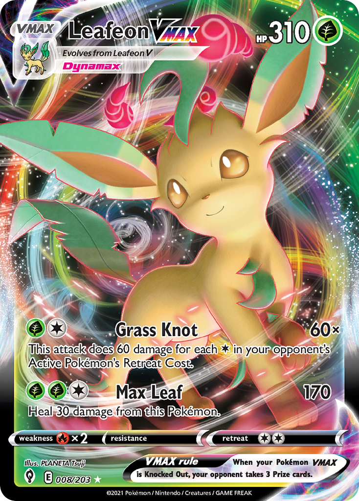 Leafeon VMAX - Evolving Skies (Ultra Rare) [EVS-008]