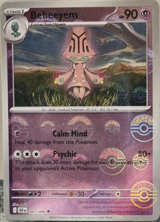 Beheeyem - Black Bolt: Additionals (Uncommon) [xBLK-041]