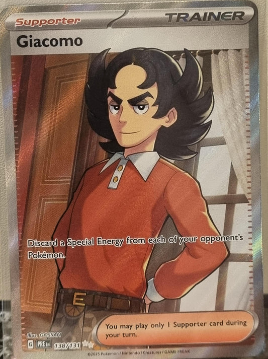 Giacomo - Prismatic Evolutions (Ultra Rare) [PRE-138]